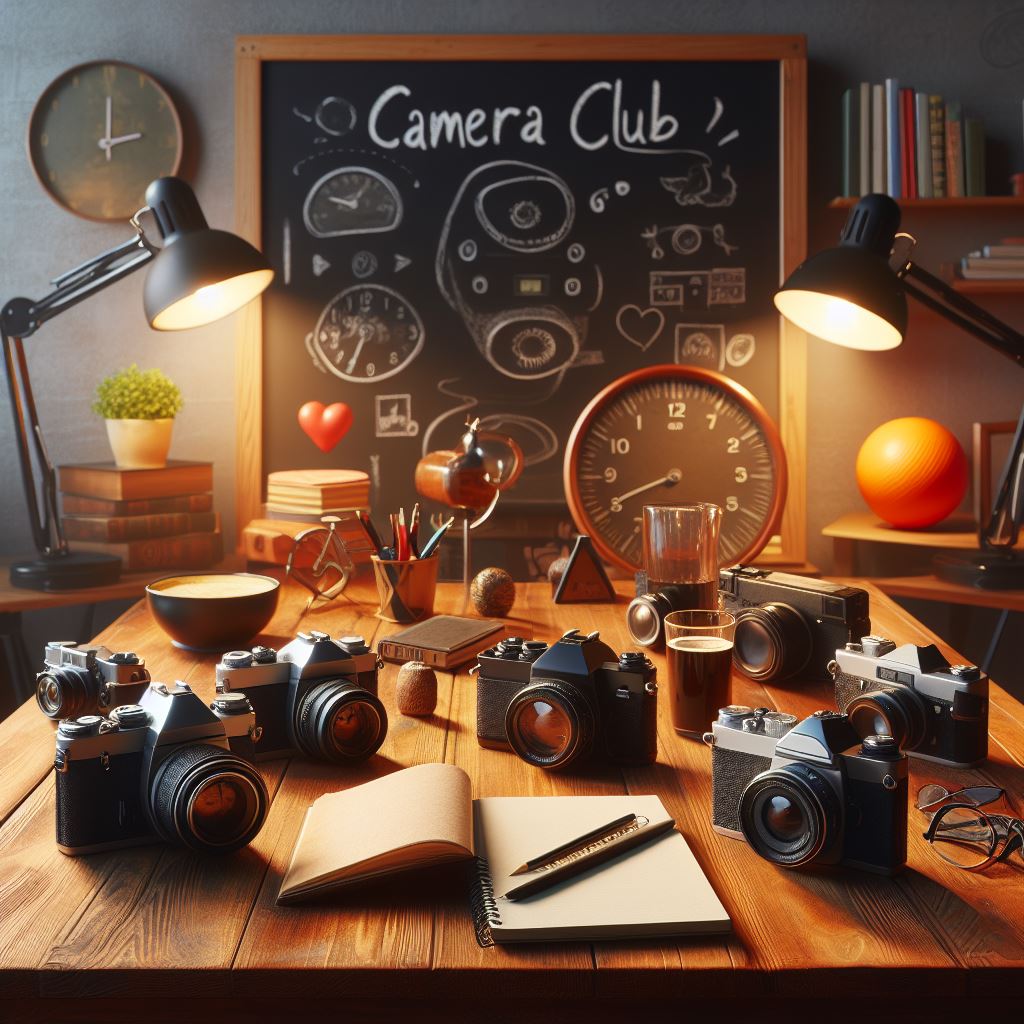 Camera club ideas board